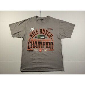 Kyle‎ Busch #18 Championship Shirt 2019 M&Ms Joe Gibbs Racing Monster Energy M